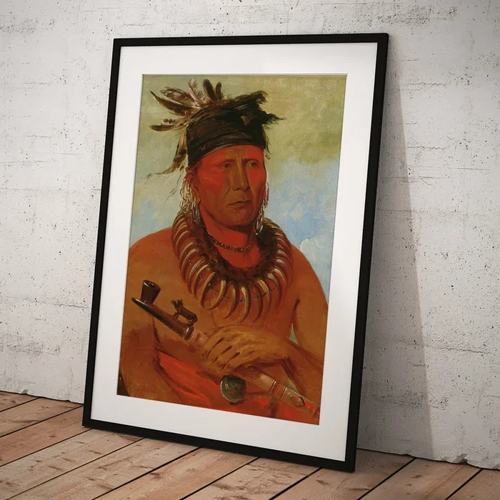 Haw-che-ke-sug-ga, He Who Kills The Osages, Chief Art Print